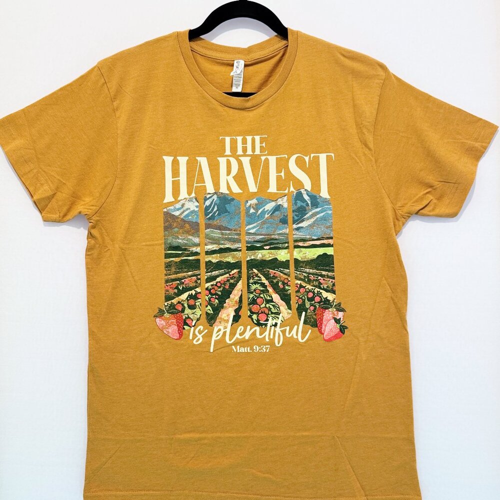 The Harvest is Plentiful graphic t shirt